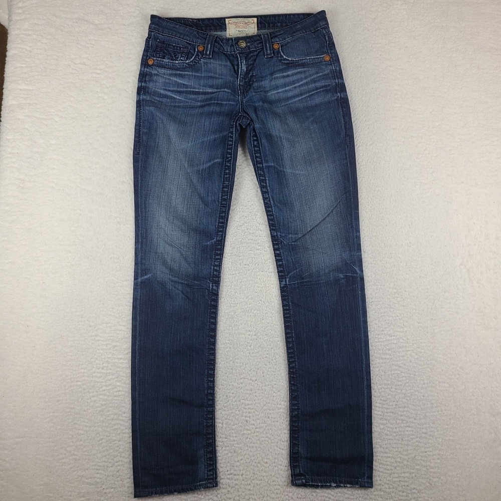 BIG STAR Jeans Womens 31L‎ 31 Long Blue Nico Straight Leg Dark Wash Denim